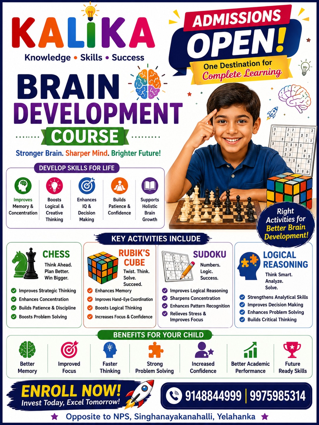 Kalika Brain Development Course Poster